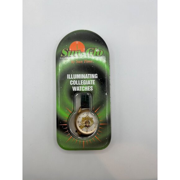 VTG Sun Glo By Sun Time Illuminating Watch Pittsburg Pirates MLB - SEE‎ PHOTOS - Picture 1 of 12